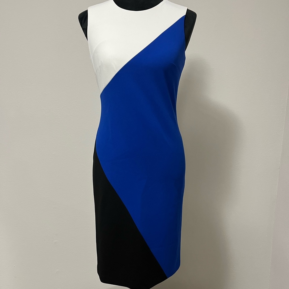 Calvin Klein Colorblock Sheath Dress